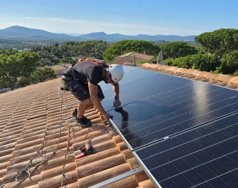 Installateur panneaux solaires Courniou — pose photovoltaïque sur toiture