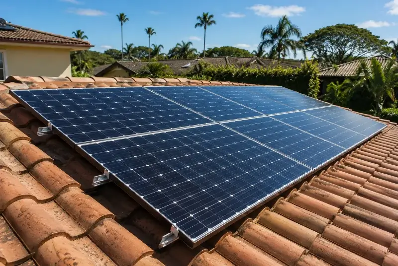 Installation de panneaux solaires à Courniou